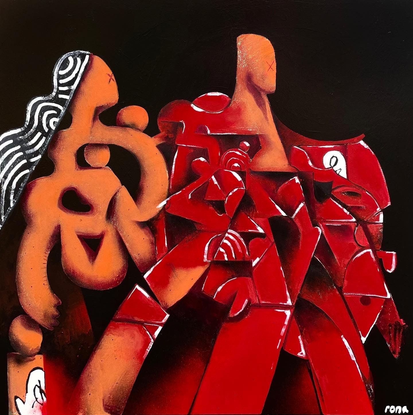 Naked Figures, 48x48"