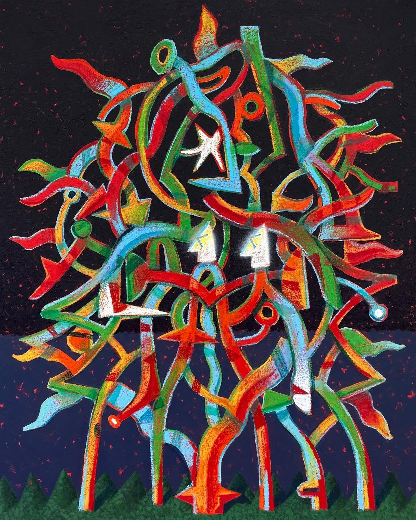 Night Entanglement, 24x30"