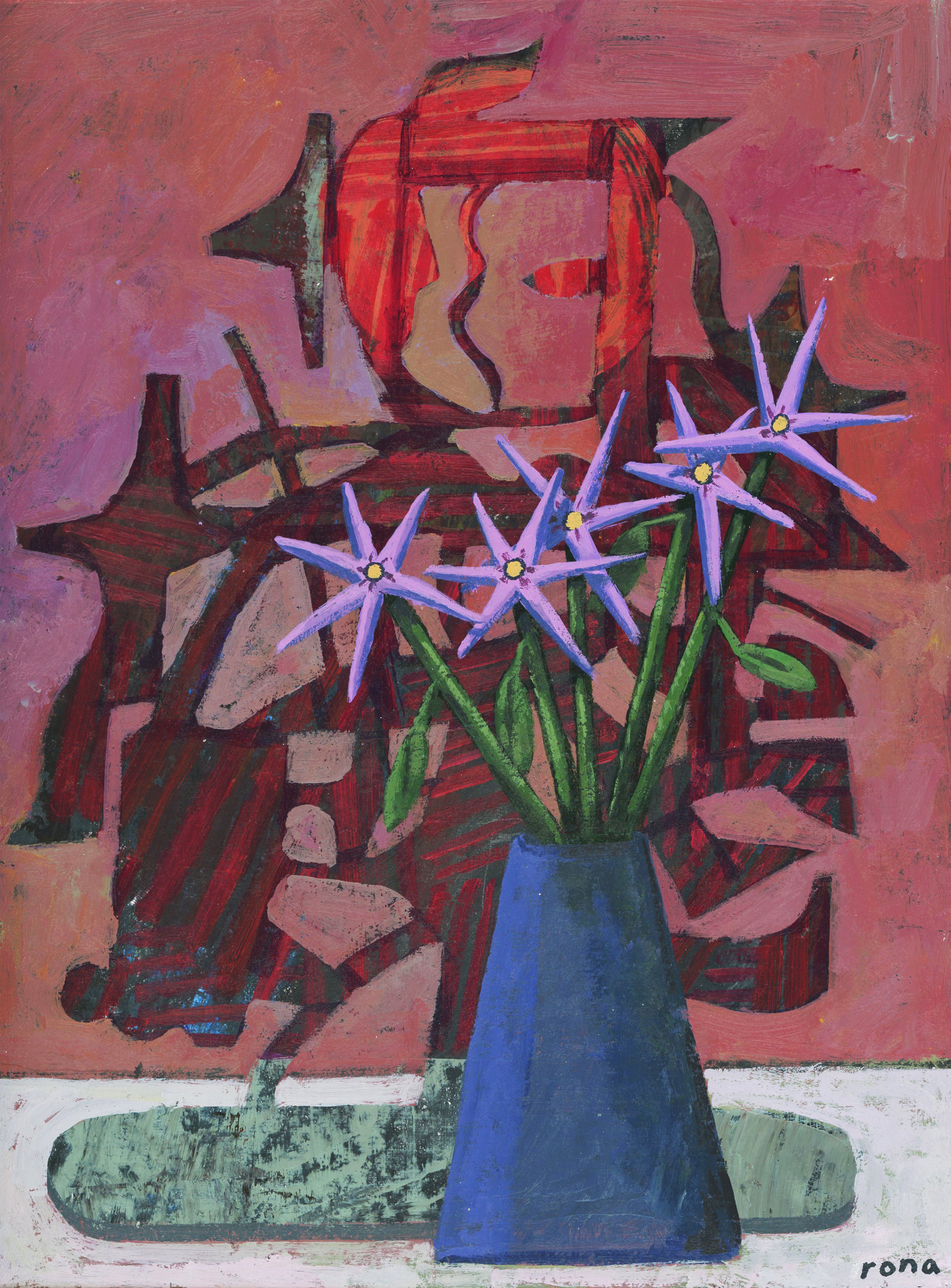 Purple Bouquet, 9x12"