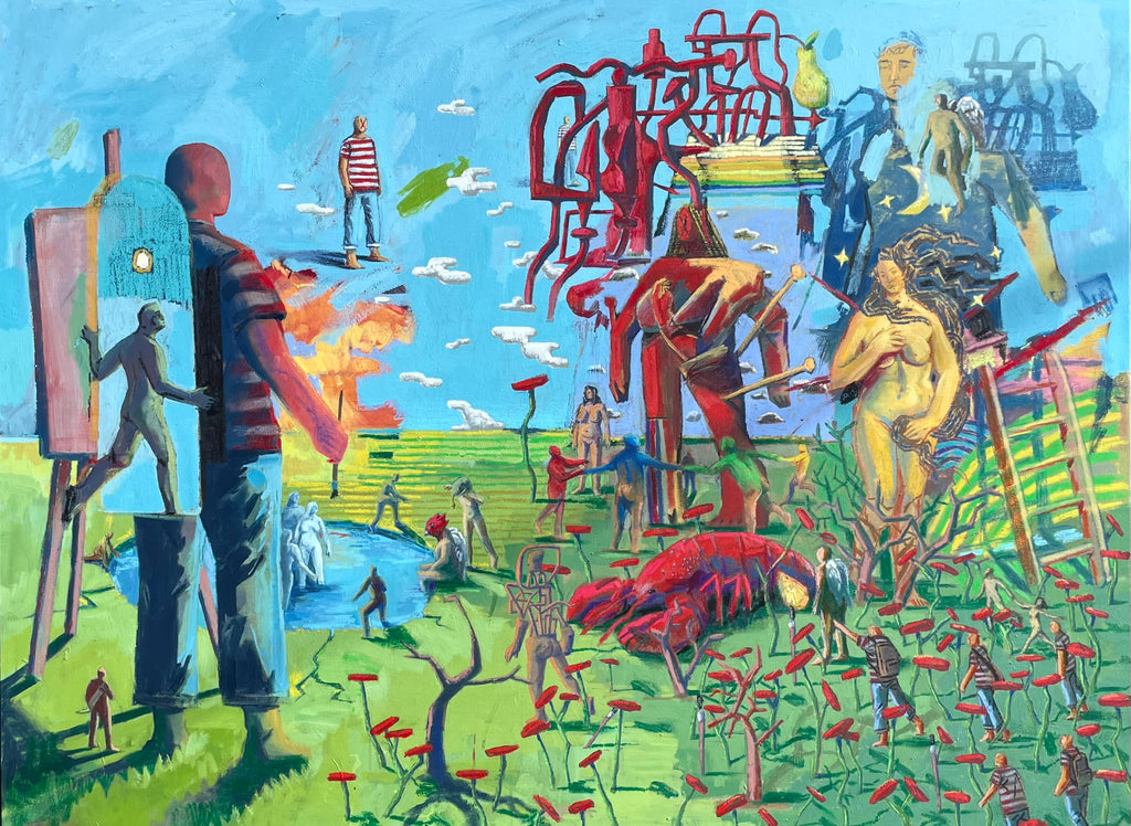 In the land of imagination, 46x62”