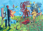 In the land of imagination, 46x62”