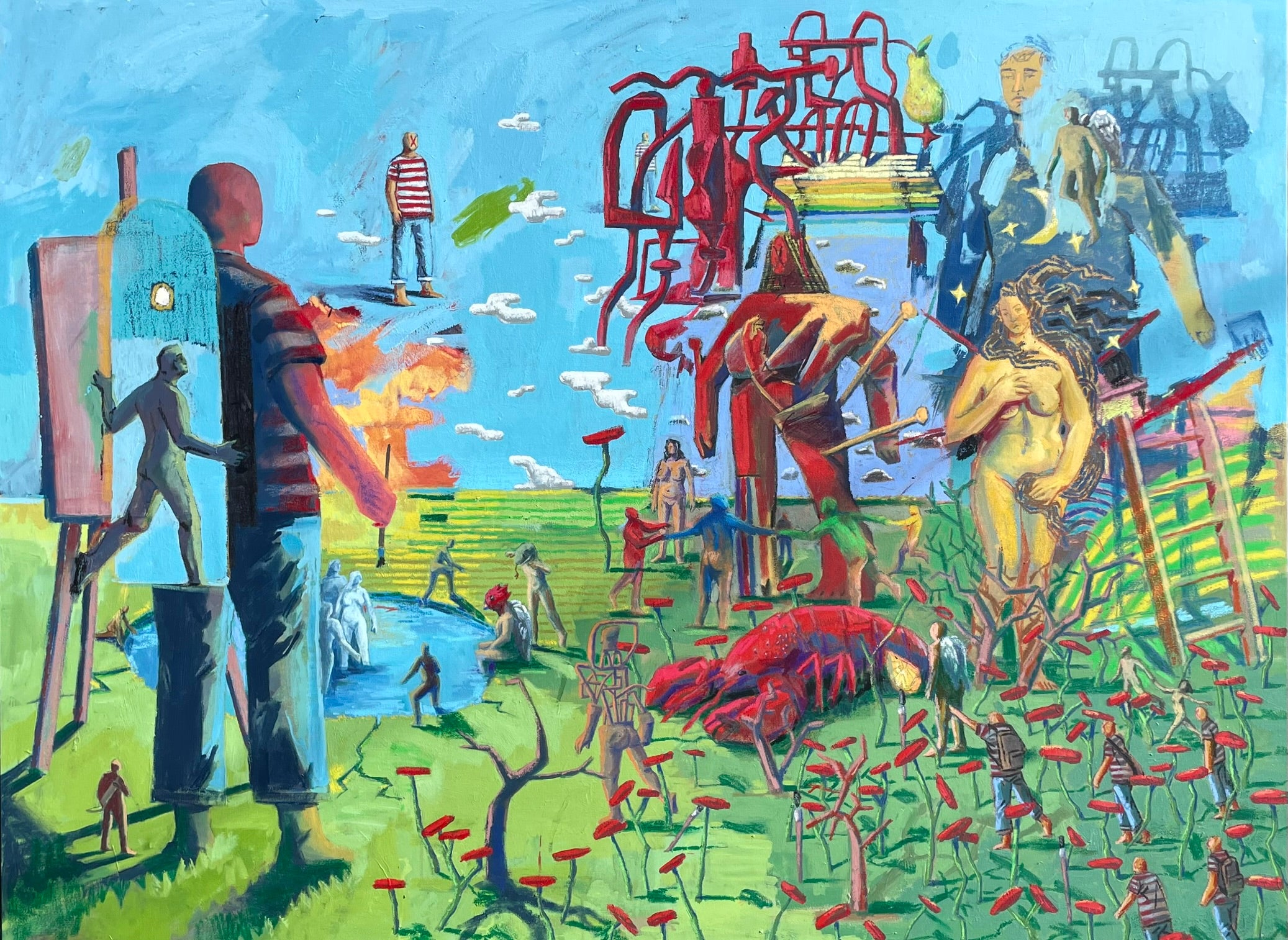 In the land of imagination, 46x62”