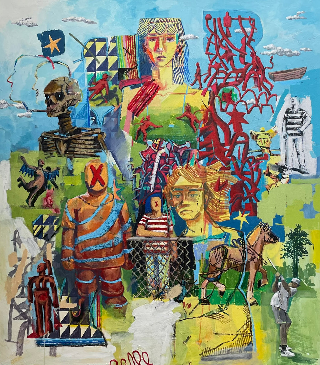 Million Ideas a Minute, 58x64”