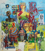 Million Ideas a Minute, 58x64”
