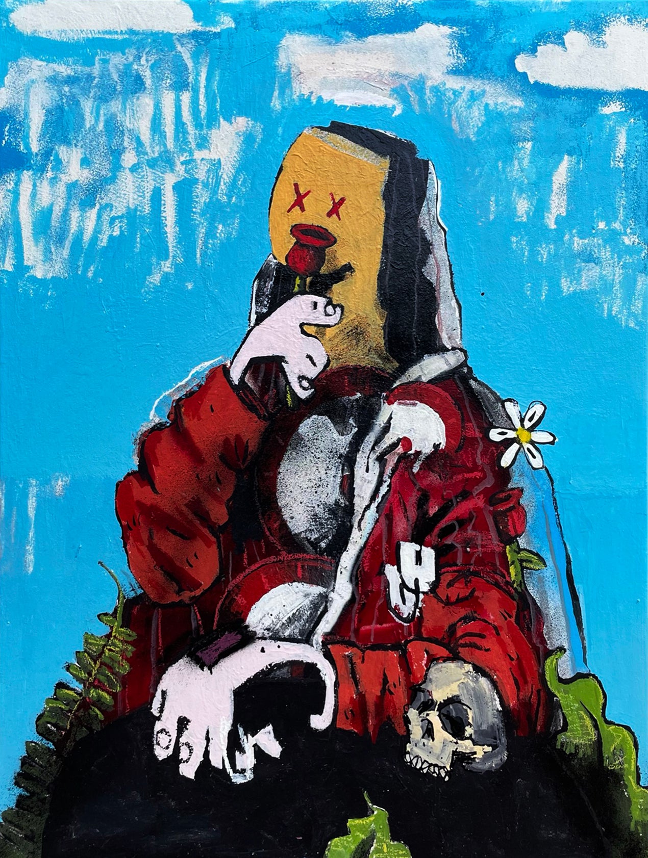 Mona Lisa Parody, 27.5x37.5"