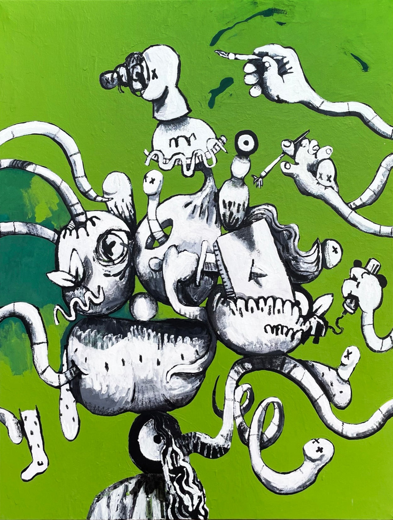 Worm Hole, 31x41"