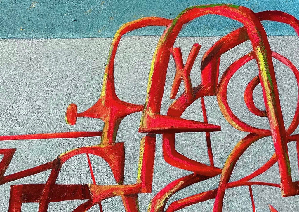 The Separation of Red, 45x32”