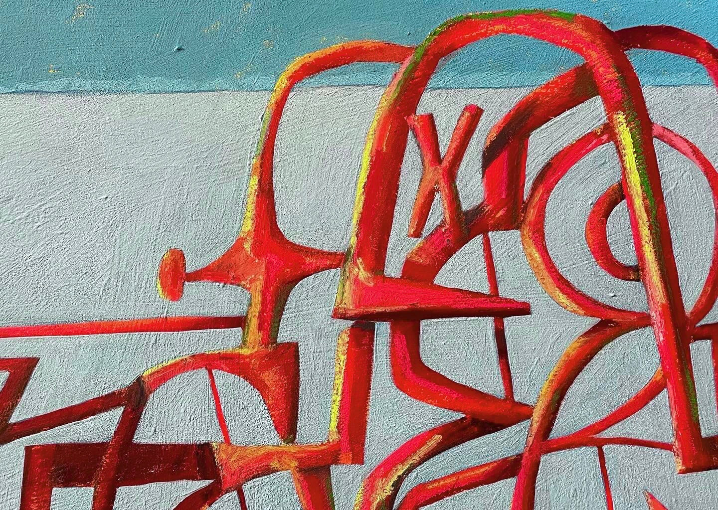 The Separation of Red, 45x32”