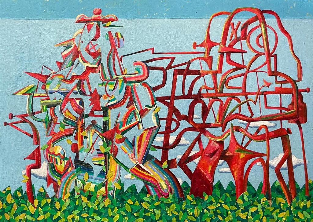 The Separation of Red, 45x32”