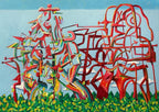 The Separation of Red, 45x32”