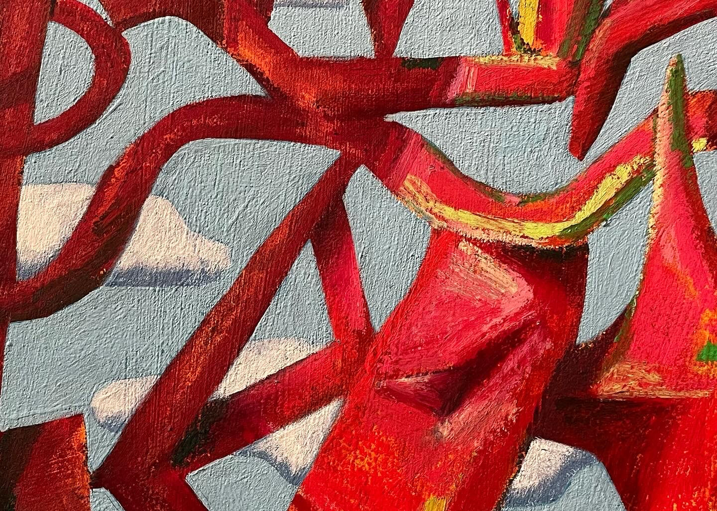 The Separation of Red, 45x32”