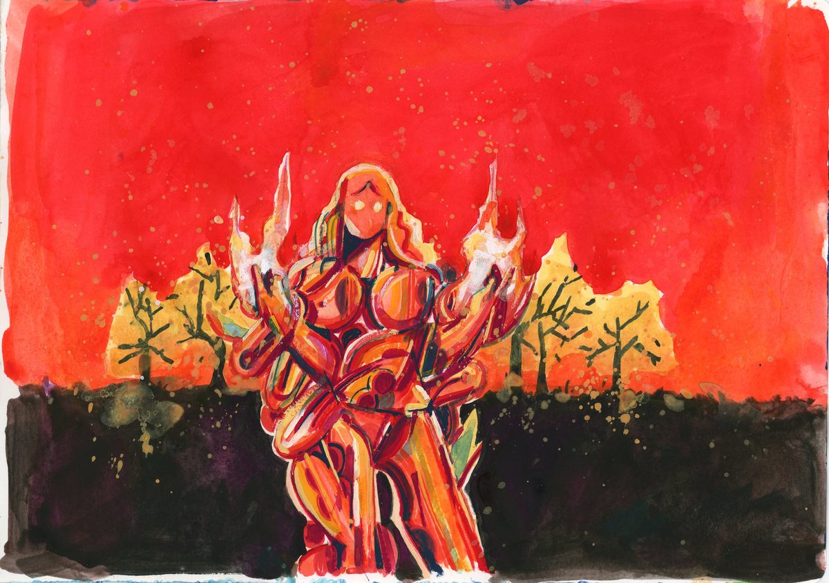 Fire Starter, 8.5x12"