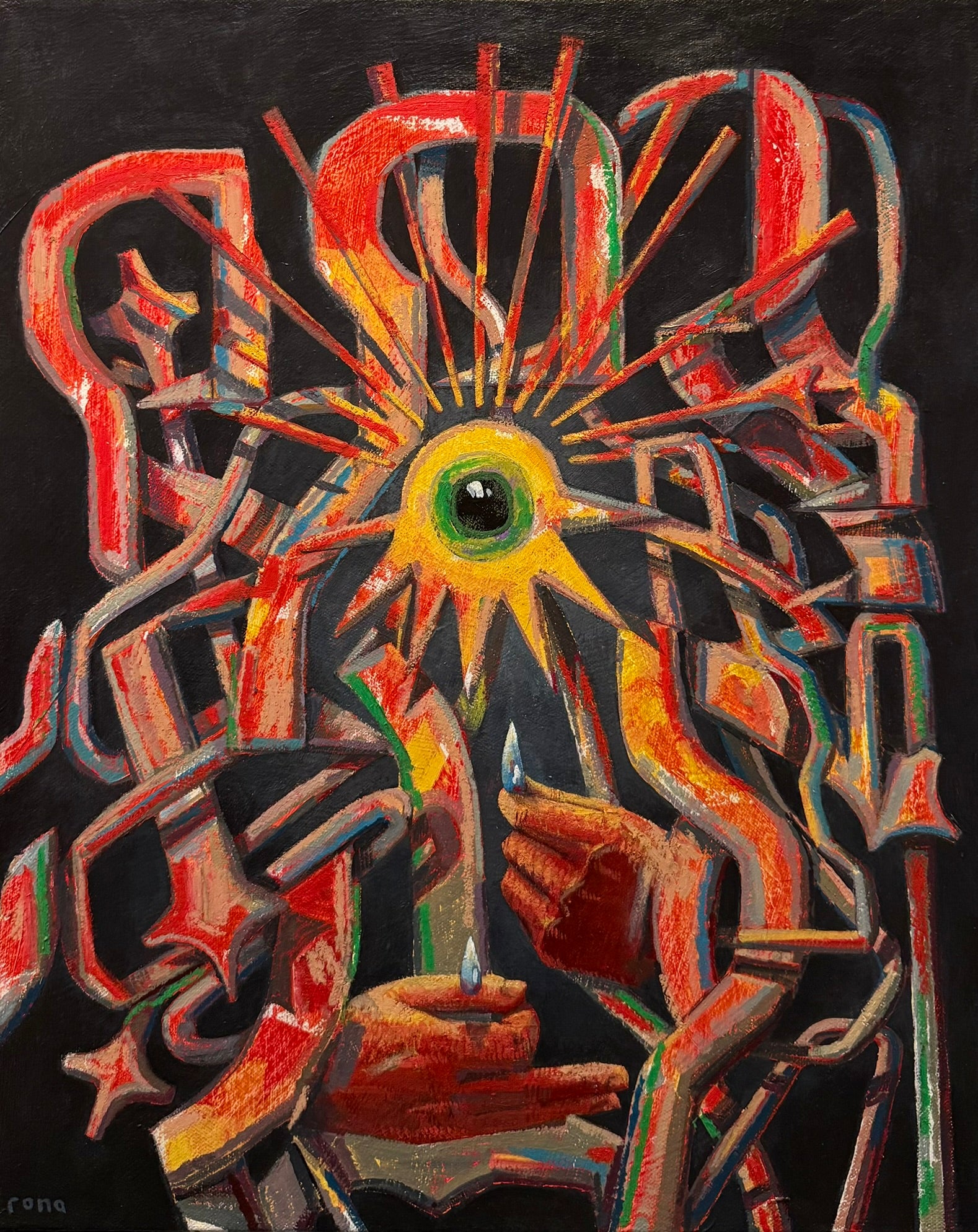 The Observer, 16x20" (Framed)