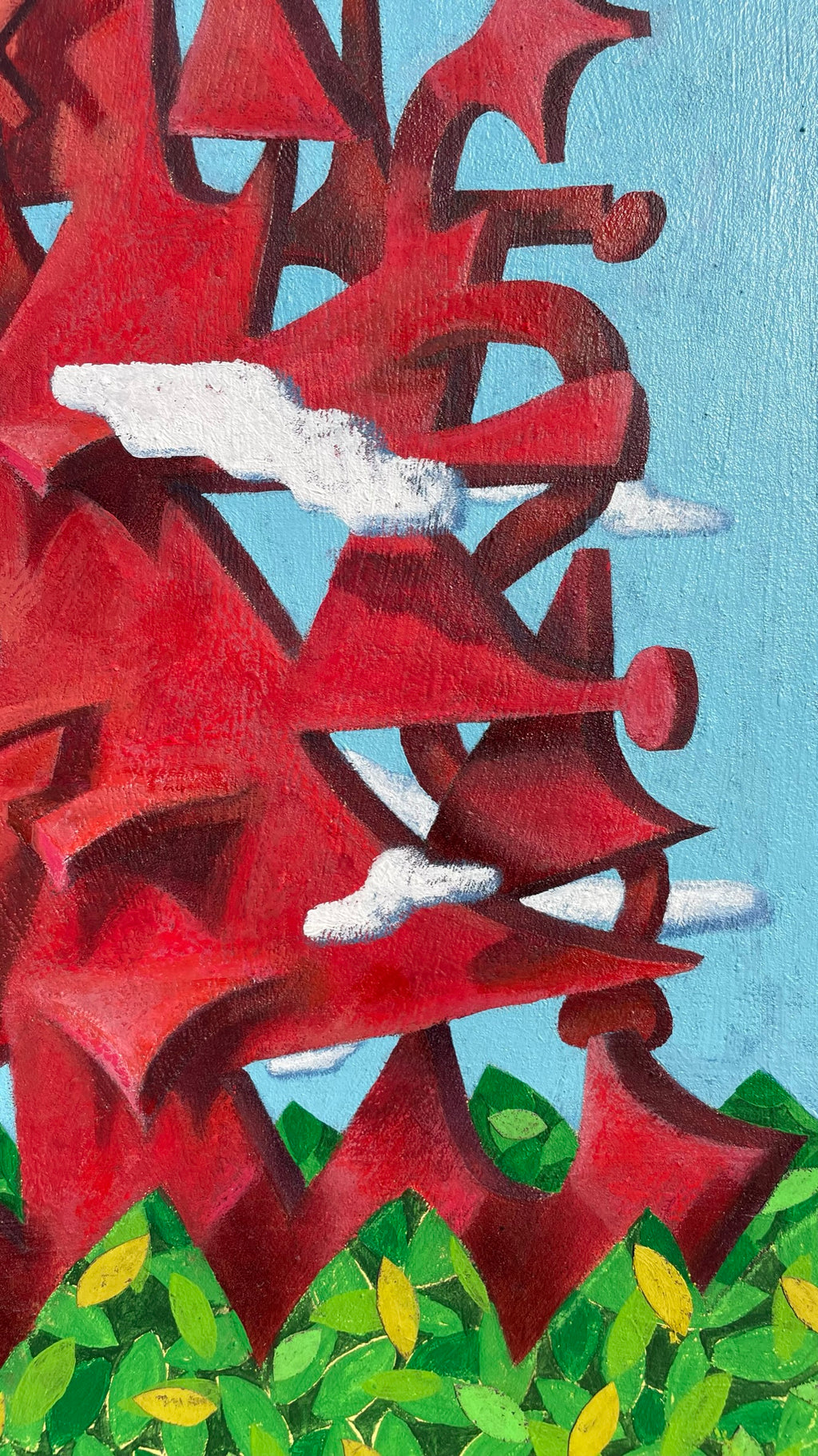 Stop Sign, 16x20”