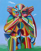 Handmask, 16x20" (Framed)