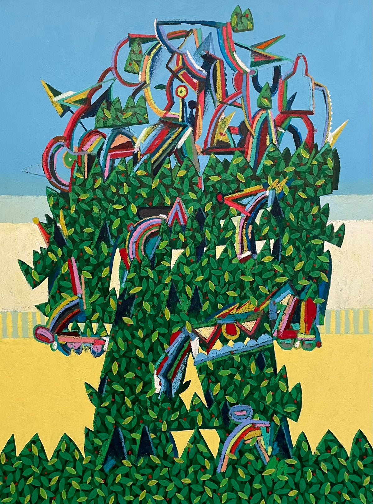 Never Stop Growing, 30x40" (Framed)