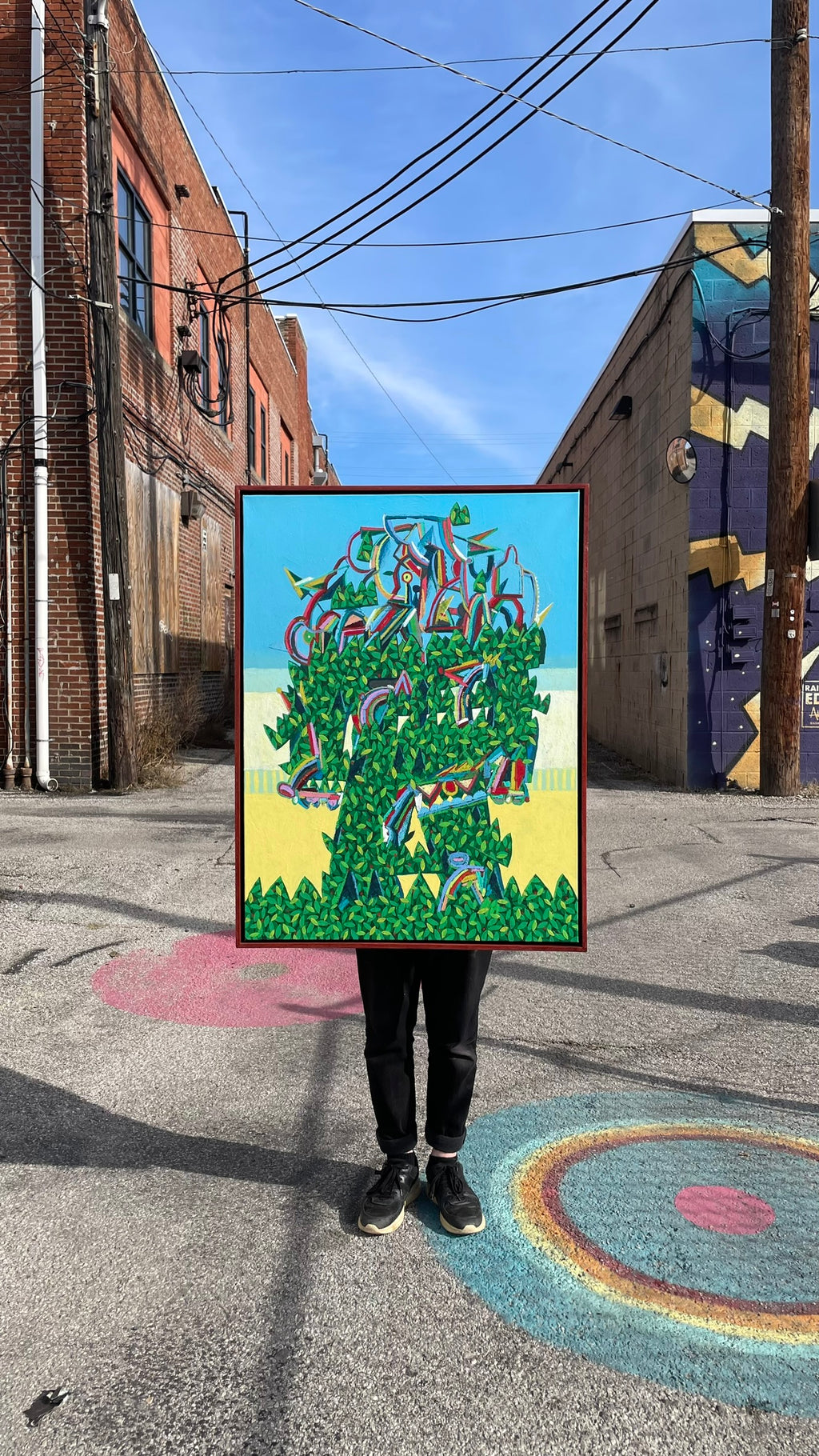 Never Stop Growing, 30x40" (Framed)