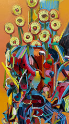 Sunflower Jam, 48x60"