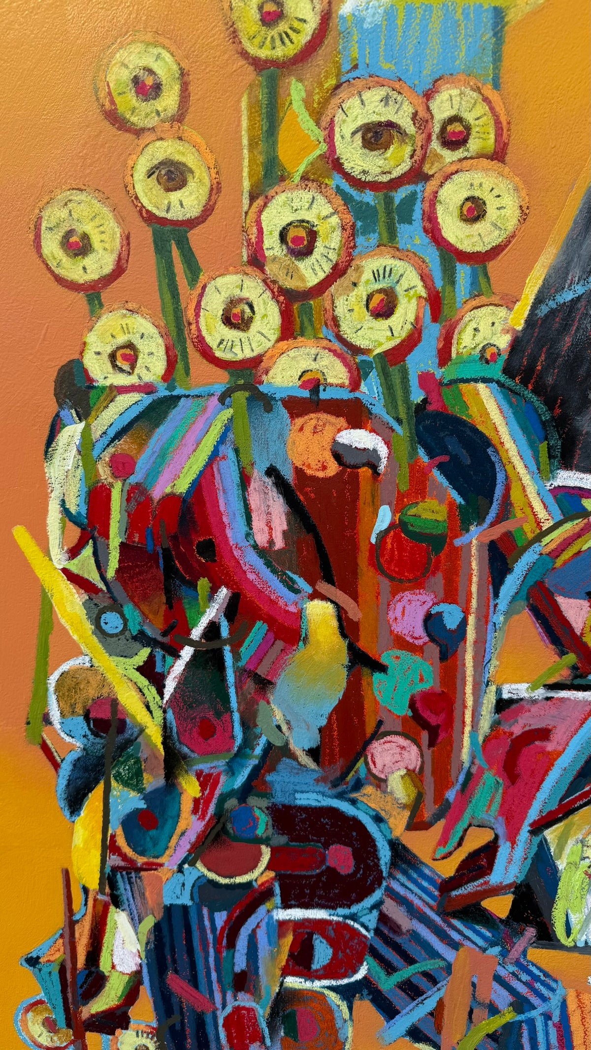 Sunflower Jam, 48x60"