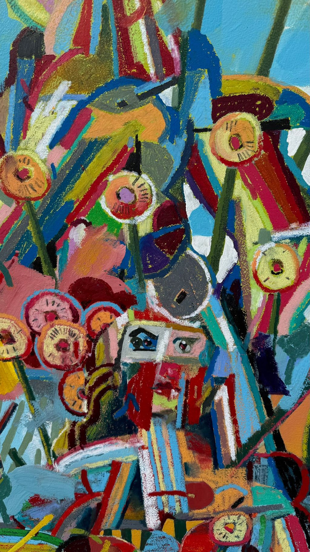 Sunflower Jam, 48x60"