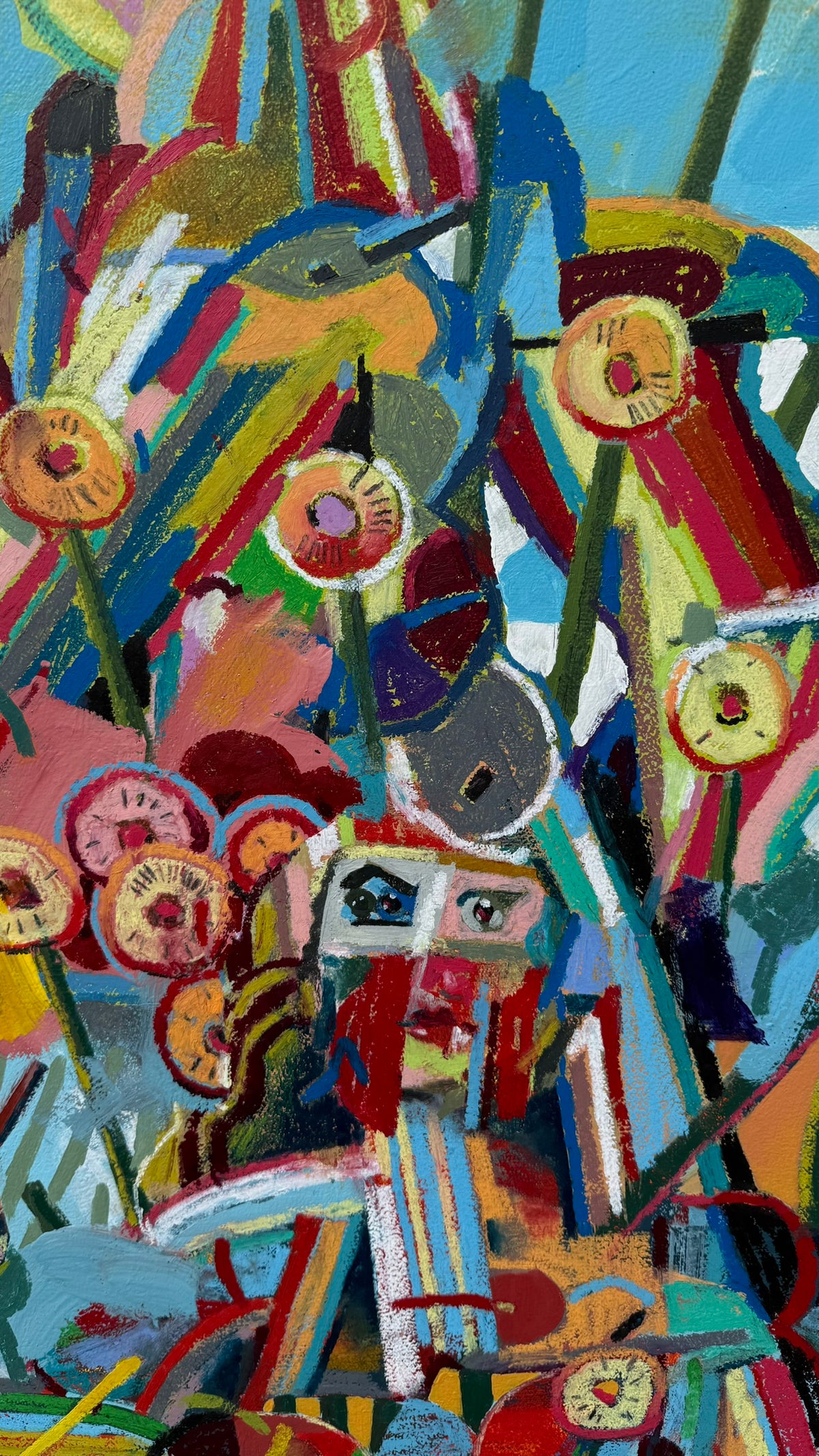 Sunflower Jam, 48x60"