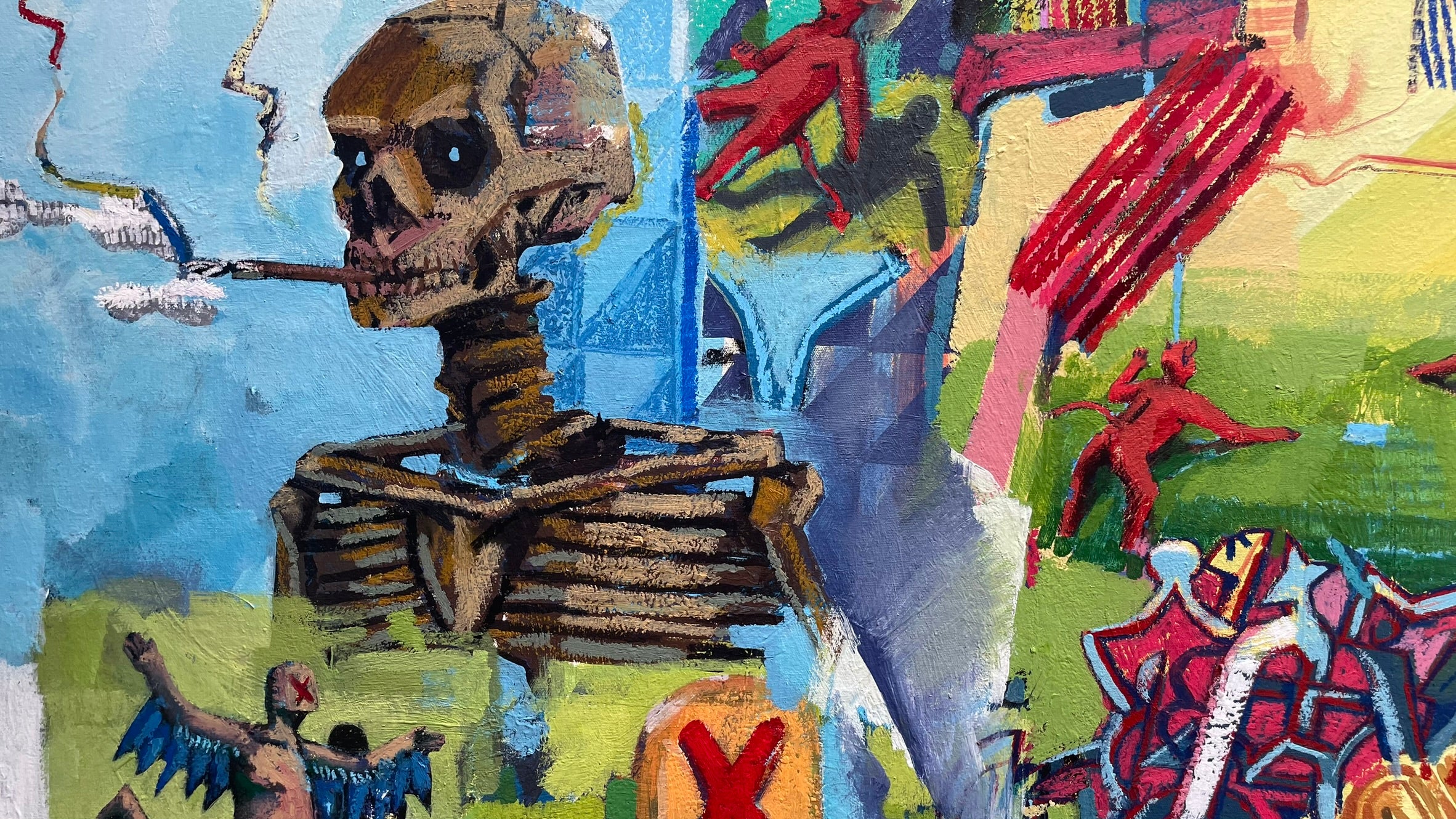 Million Ideas a Minute, 58x64”