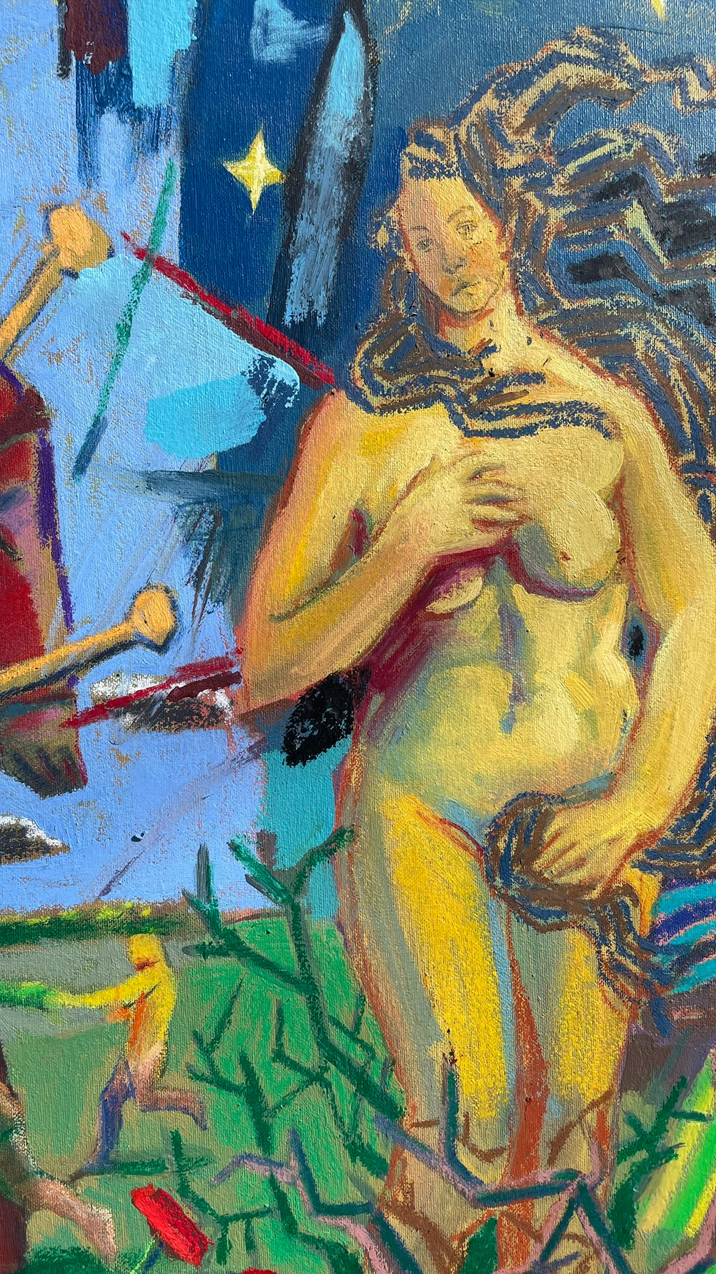 In the land of imagination, 46x62”