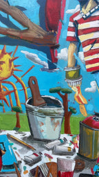 Summer Time Collage, 30x40”