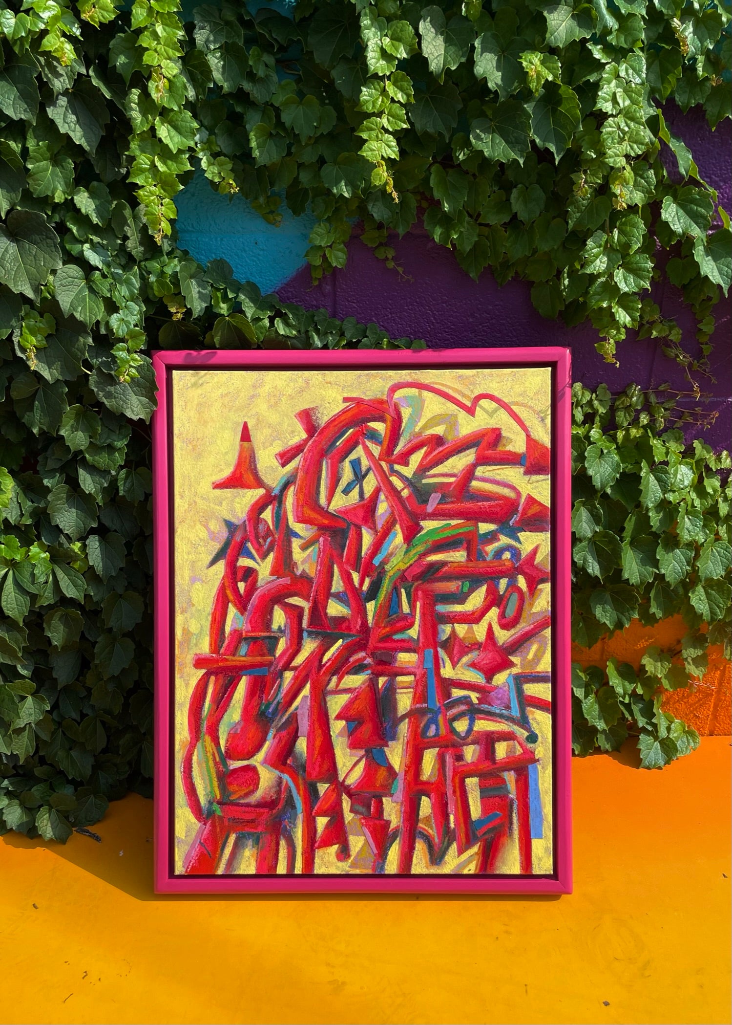 Plastic Parts, 18x24” (framed)