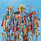 The Outsiders, 36x36"