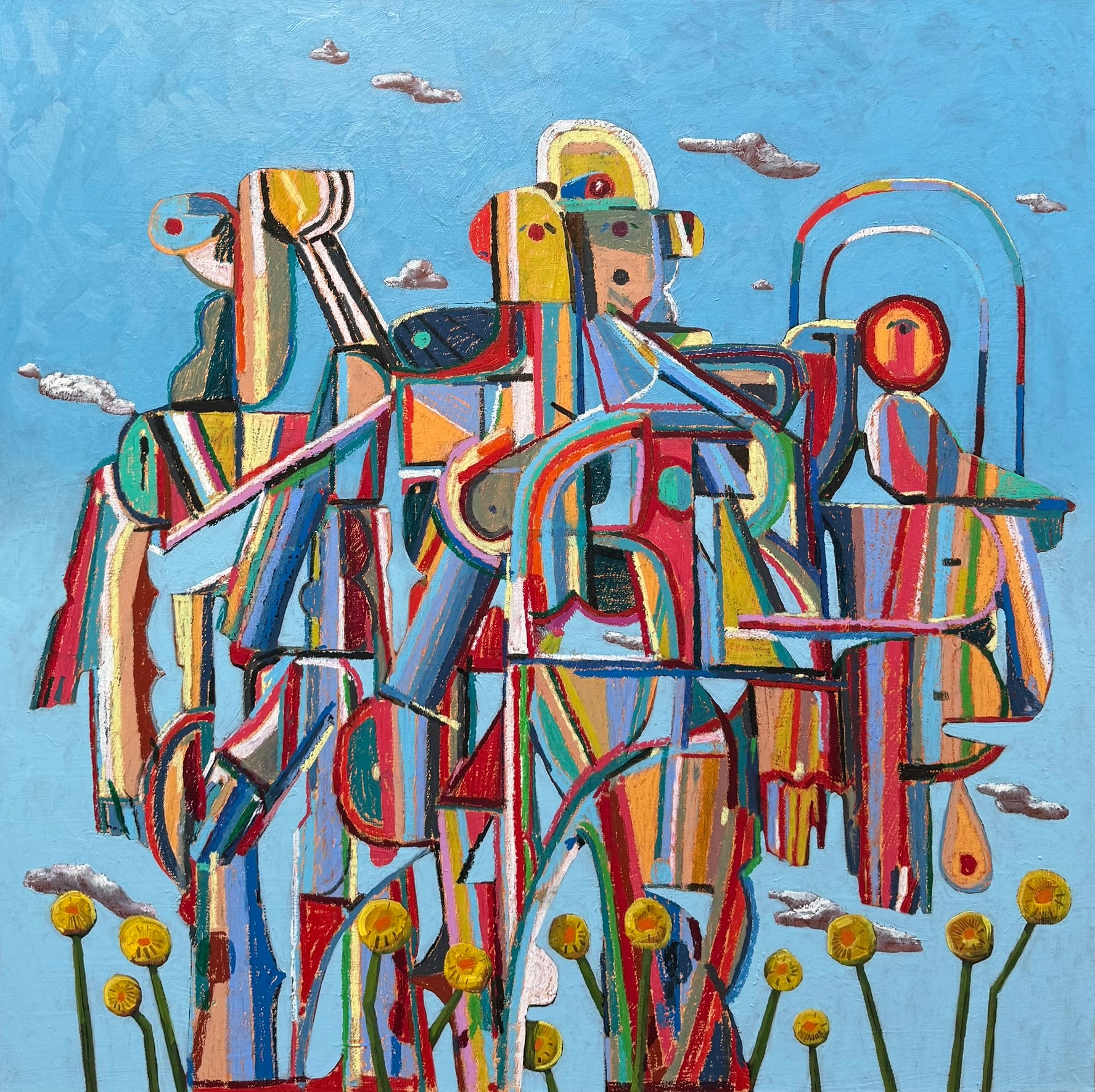 The Outsiders, 36x36"
