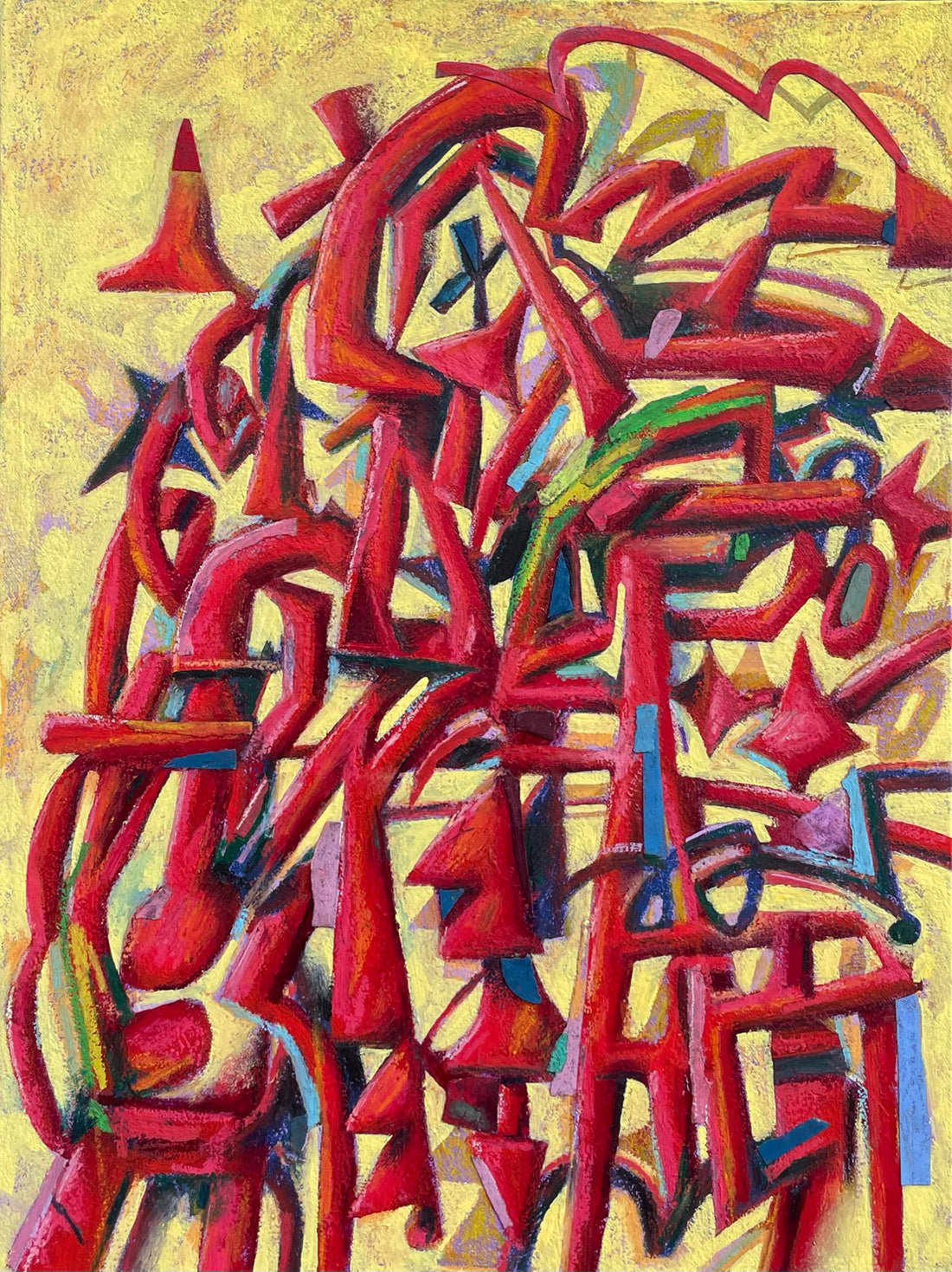 Plastic Parts, 18x24” (framed)