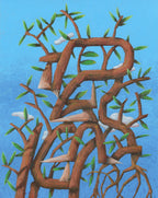 Whittled, 11x14" (Framed)