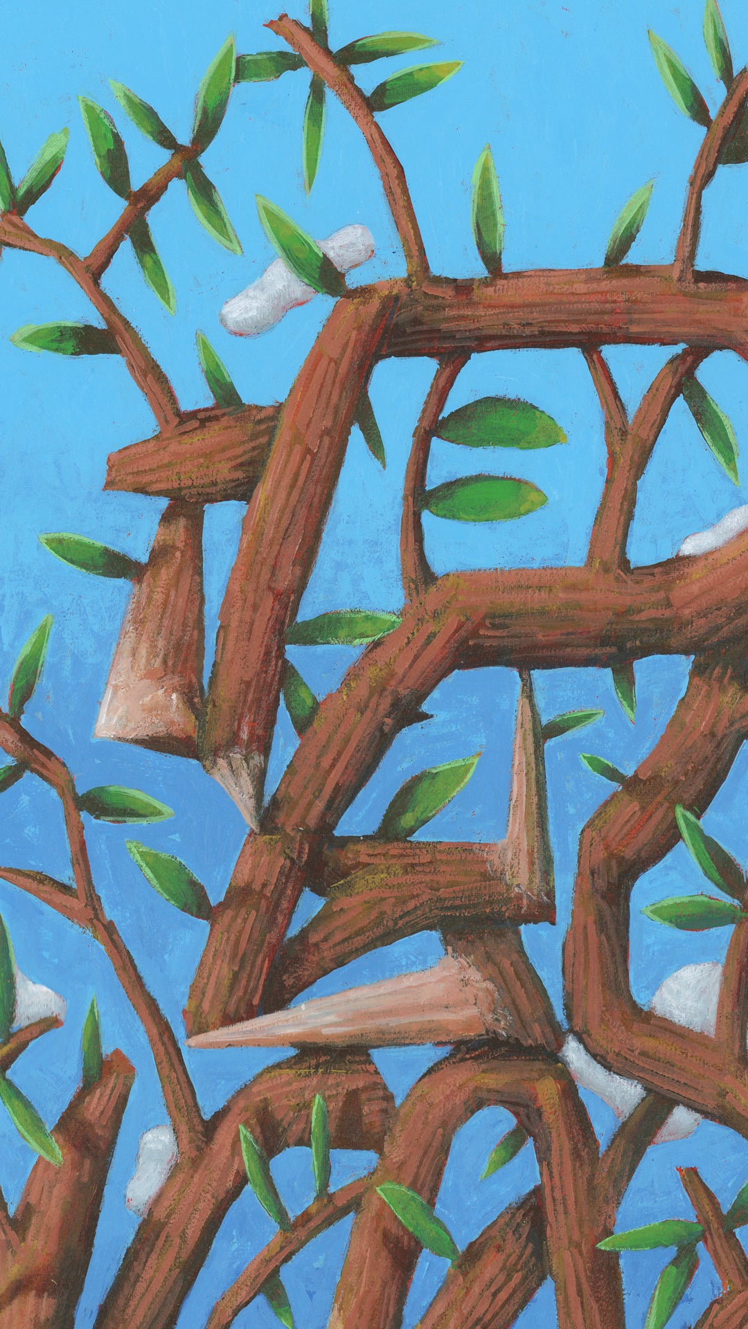 Whittled, 11x14" (Framed)