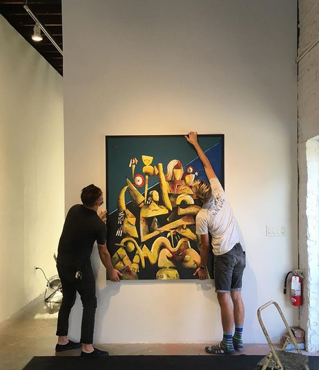 7 Figures, 51x62”