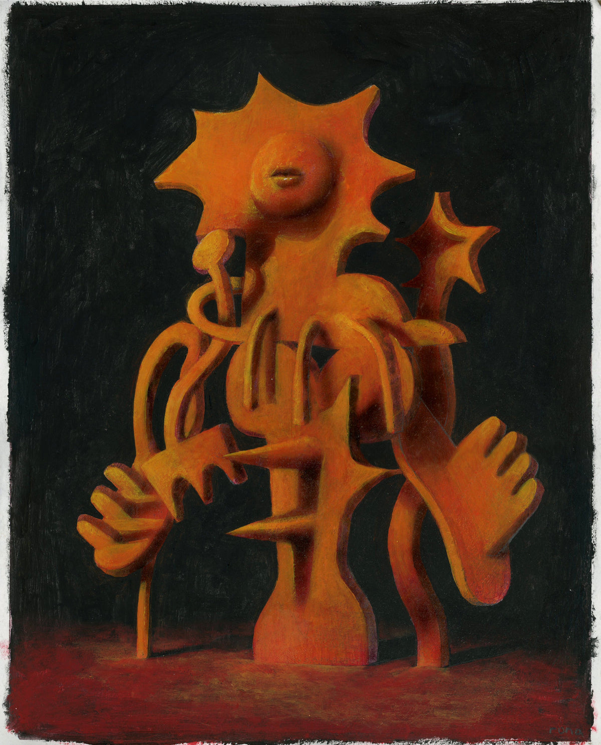 Sun Sculpture, 11x14"